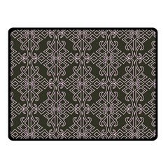 Line Geometry Pattern Geometric Double Sided Fleece Blanket (small)  by Amaryn4rt