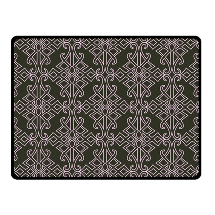 Line Geometry Pattern Geometric Double Sided Fleece Blanket (Small) 