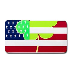 Usa Ireland American Flag Shamrock Irish Funny St Patrick Country Flag  Medium Bar Mats by yoursparklingshop