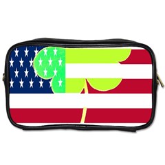 Usa Ireland American Flag Shamrock Irish Funny St Patrick Country Flag  Toiletries Bags by yoursparklingshop