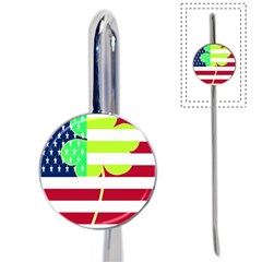 Usa Ireland American Flag Shamrock Irish Funny St Patrick Country Flag  Book Mark by yoursparklingshop