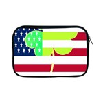 USA Ireland American Flag Shamrock Irish Funny St Patrick Country Flag  Apple iPad Mini Zipper Cases Front