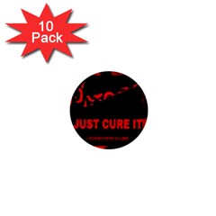 10pk Justcureit 1  Mini Scdbutton (10 Pack) by shawnstestimony