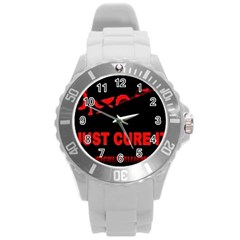 Picsart 1481928493581 2016 07 8  13 18 34 Round Plastic Sport Watch (l) by shawnstestimony