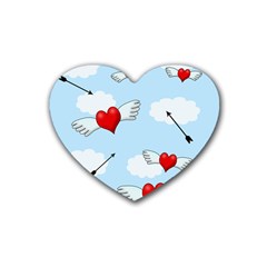 Love Hunting Heart Coaster (4 Pack)  by Valentinaart