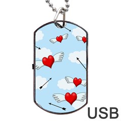 Love Hunting Dog Tag Usb Flash (two Sides)  by Valentinaart