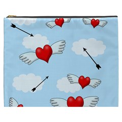 Love Hunting Cosmetic Bag (xxxl)  by Valentinaart