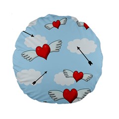 Love Hunting Standard 15  Premium Round Cushions by Valentinaart