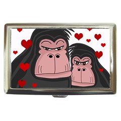 Gorillas Love Cigarette Money Cases by Valentinaart