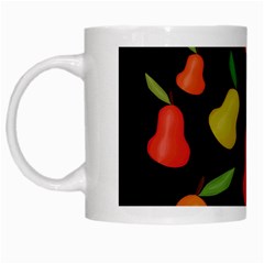 Pears Pattern White Mugs by Valentinaart