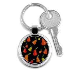 Pears Pattern Key Chains (round)  by Valentinaart