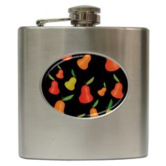 Pears Pattern Hip Flask (6 Oz) by Valentinaart