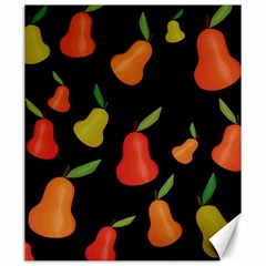 Pears Pattern Canvas 20  X 24   by Valentinaart