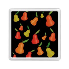 Pears Pattern Memory Card Reader (square)  by Valentinaart