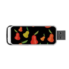 Pears Pattern Portable Usb Flash (two Sides) by Valentinaart