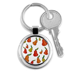 Decorative Pears Pattern Key Chains (round)  by Valentinaart