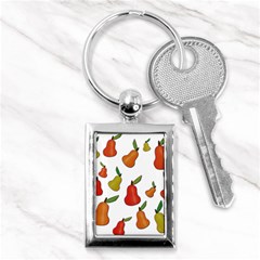 Decorative Pears Pattern Key Chains (rectangle)  by Valentinaart