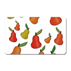 Decorative Pears Pattern Magnet (rectangular) by Valentinaart