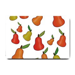 Decorative Pears Pattern Small Doormat  by Valentinaart