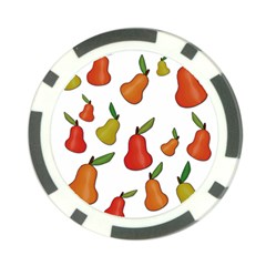 Decorative Pears Pattern Poker Chip Card Guards by Valentinaart