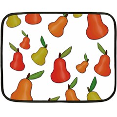 Decorative Pears Pattern Fleece Blanket (mini) by Valentinaart