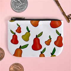 Decorative Pears Pattern Mini Coin Purses by Valentinaart