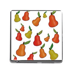 Decorative Pears Pattern Memory Card Reader (square) by Valentinaart