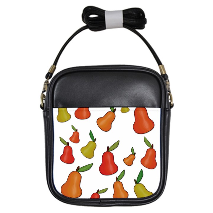 Decorative pears pattern Girls Sling Bags