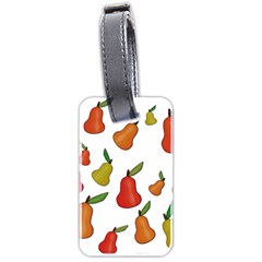 Decorative Pears Pattern Luggage Tags (two Sides) by Valentinaart