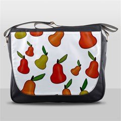 Decorative Pears Pattern Messenger Bags by Valentinaart