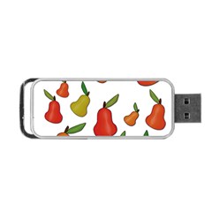 Decorative Pears Pattern Portable Usb Flash (two Sides) by Valentinaart