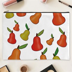 Decorative Pears Pattern Cosmetic Bag (xxxl)  by Valentinaart