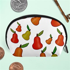 Decorative Pears Pattern Accessory Pouches (large)  by Valentinaart