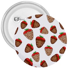 Chocolate Strawberries  3  Buttons by Valentinaart