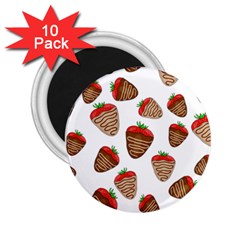 Chocolate Strawberries  2 25  Magnets (10 Pack)  by Valentinaart