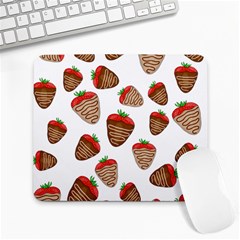 Chocolate Strawberries  Large Mousepads by Valentinaart