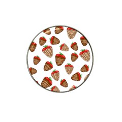 Chocolate Strawberries  Hat Clip Ball Marker (4 Pack) by Valentinaart