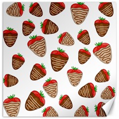 Chocolate Strawberries  Canvas 16  X 16   by Valentinaart