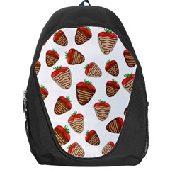 Chocolate Strawberries  Backpack Bag by Valentinaart