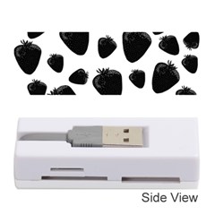 Black strawberries pattern Memory Card Reader (Stick) 