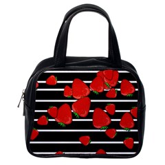 Strawberries  Classic Handbags (one Side) by Valentinaart