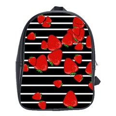 Strawberries  School Bags(large)  by Valentinaart