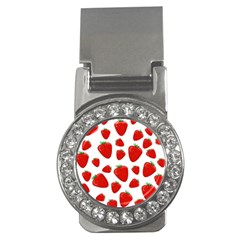 Decorative strawberries pattern Money Clips (CZ) 