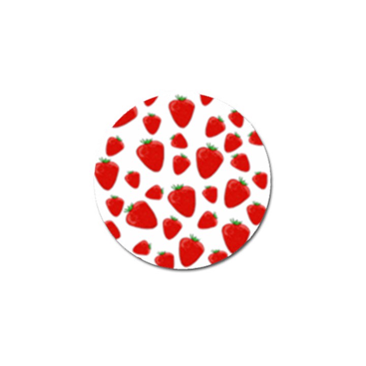 Decorative strawberries pattern Golf Ball Marker