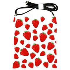 Decorative strawberries pattern Shoulder Sling Bags