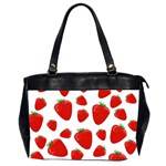 Decorative strawberries pattern Office Handbags (2 Sides)  Front