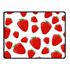 Decorative strawberries pattern Fleece Blanket (Small)