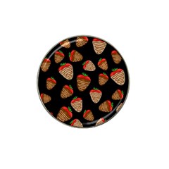 Chocolate Strawberries Pattern Hat Clip Ball Marker (4 Pack) by Valentinaart