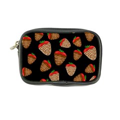 Chocolate Strawberries Pattern Coin Purse by Valentinaart