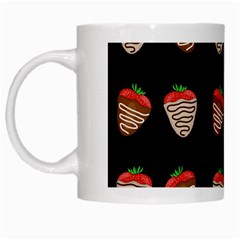 Chocolate Strawberies White Mugs by Valentinaart